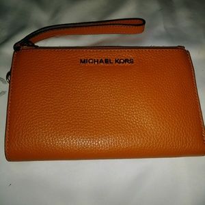 Leather MK wallet